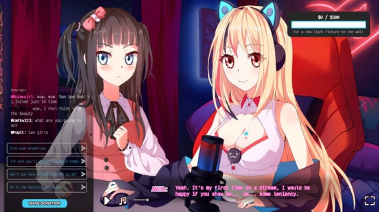 【PC/官中/冒险/互动/769M】我恨我的女直播主 （I Hate My Waifu Streamer） 官方简体中文版+冒险互动游戏+769M