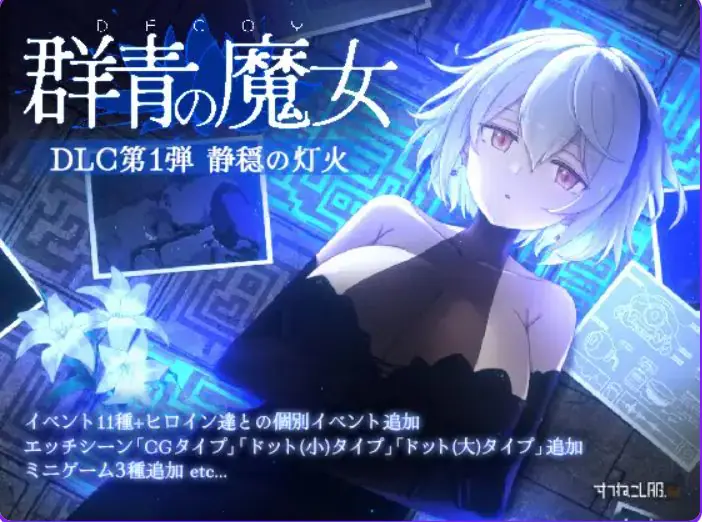 【PC/官中/动作/ACT游戏/2.20G】Dusk City – 沉静的灯火 群青的魔女（DECOY 群青の魔女 静穏の灯火）官中步兵版+DLC+存档+动作ACT游戏+2.20G-ACG新家园