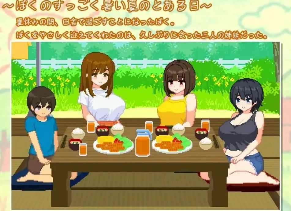 【PC/官中/日式/SLG游戏/350M】与夏日姐姐们的甜蜜时光（ぼくと夏のおねえちゃん達） Ver1.0.2 官中步兵版+全回想存档+日式SLG游戏+350M-ACG新家园