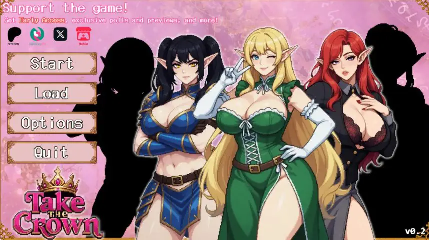 【PC/安卓/AI汉化/日系SLG/沙盒/2.80G】精灵少女夺冠记（Take the Crown） Ver0.2 AI汉化版+PC+安卓+日系SLG游戏+2.80G-ACG新家园